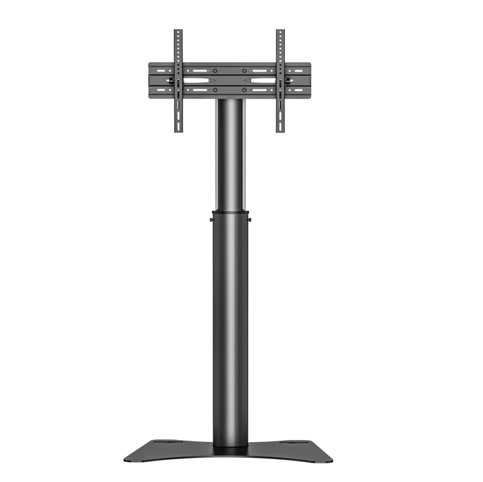 WOLFF MOUNT TV Gulvstander Sort – Universal TV-stander 32 til 70 tommer – Højdejusterbar – VESA op til 800x400 – Maks. 50 kg – Fritstående