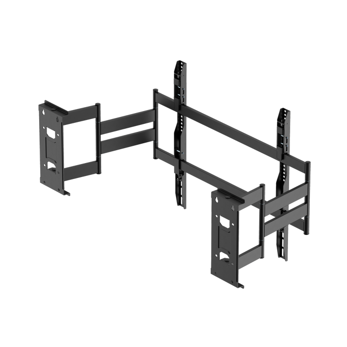 Wolff Mount Heavy Duty TV-vægbeslag op til 100 tommer | Ultra fladt & hjørnebeslag