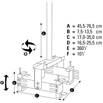 Projektorbur / Projektorbeslag