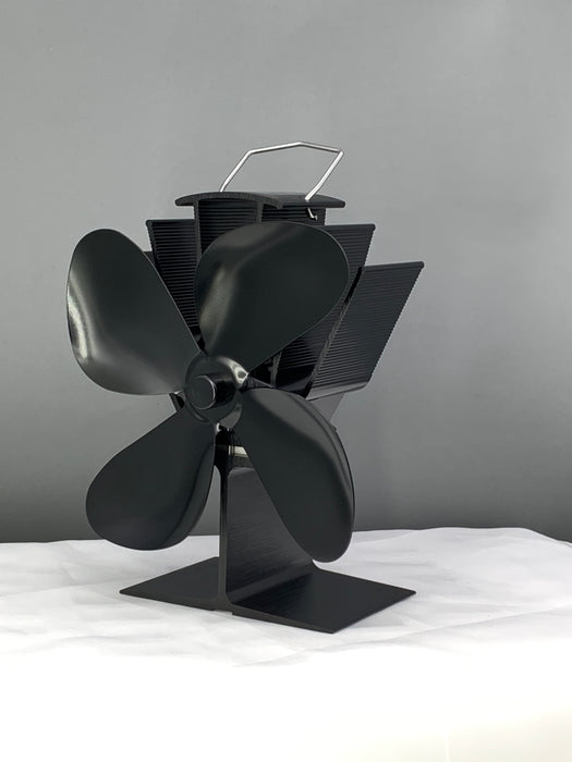 Wolff Mount WM-04 – Haardventilator Hout kachel 4 Bladen - Eco Fan - Warmte aangedreven ventilator