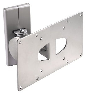 Sølvgråt vægbeslag med VESA 200x100 1 arm