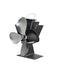 Wolff Mount WM-04 – Haardventilator Hout kachel 4 Bladen - Eco Fan - Warmte aangedreven ventilator
