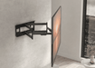 Wolff Mount Heavy Duty muurbeugel voor Samsung tot 90 inch – montagevoorbeeld met televisie