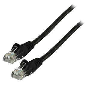 UTP-kabel 15 meter sort